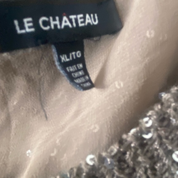 LA CHATEAU - Sparkle Detailed Brown Knit Sweater - Picture 6 of 11